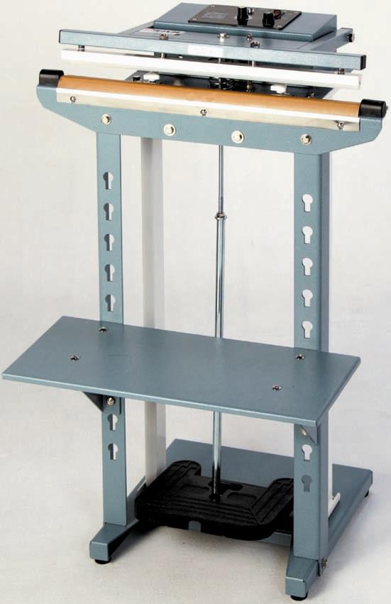 A height-adjustable table is installed