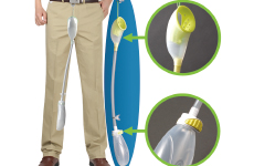 Attaches to your pants for easy attachment and removal