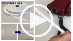 Laundry-ironer-guide-tape-ultrasonic-bonding-tool