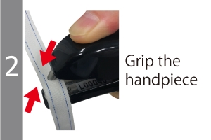 Ultrasonic sealer for ironer tape connecting