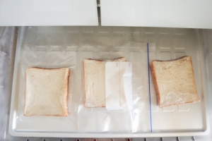 freeze method of bread